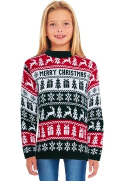 РОЖДЕСТВЕНСКИЙ ДЖЕМПЕР ДЛЯ РЕБЕНКА MERRY CHRISTMAS 6/7