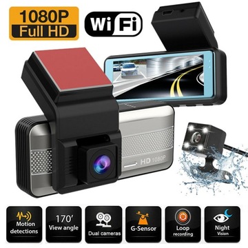 3.16 INCH WIFI DRIVING RECORDER DOUBLE LENS