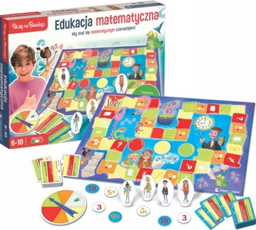 GRA PLANSZOWA EDUKACJA MATEMATYCZNA MATEMATYKA 6L+