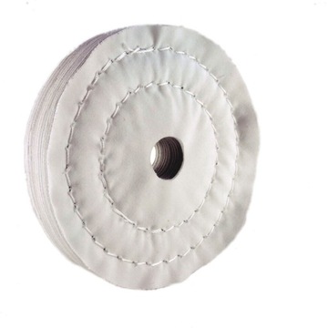 TARCZA POLERSKA BAWEŁNIANA BAWEŁNA Z OTW 125x20x20