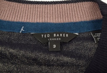 TED BAKER * MARKOWY SWETER Z WEŁNĄ 3 (M)