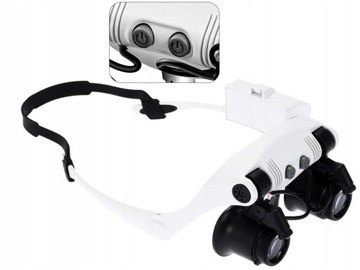 УВЕЛИЧИТЕЛЬНЫЕ ЧАСОВЫЕ ОЧКИ СЕРВИС РЕМОНТ ПОДСВЕТКА 2 LED 25X 10X