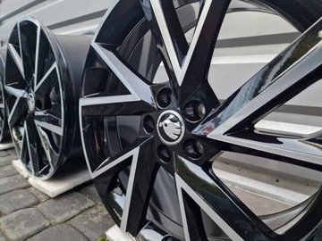 4× DISK HLINÍK SKODA OE 6V0 7.5" X 18" 5X100 ET 46