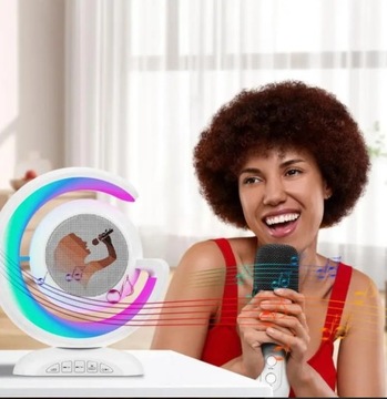 БЕСПРОВОДНОЙ НАБОР ДЛЯ КАРАОКЕ С BLUETOOTH ДИНАМИКОМ + 2 МИКРОФОНАМИ ДЛЯ ДЕТЕЙ