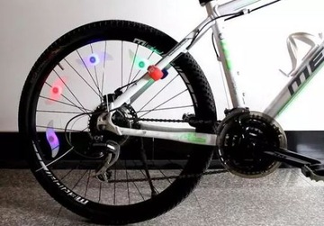 Светодиодная неоновая лампа на спицы велосипедного колеса + аккумулятор