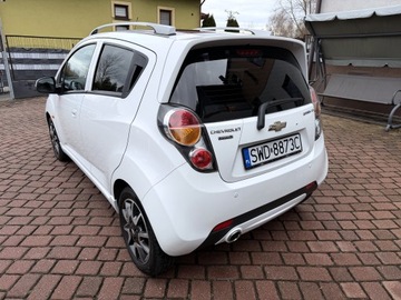 Chevrolet Spark II Hatchback 1.0L DOHC 68KM 2011 Chevrolet Spark TYLKO 126tyśkm! 1WŁ 1.0b ORYGINAŁ LAKIER 2011r LT SKÓRY!, zdjęcie 4