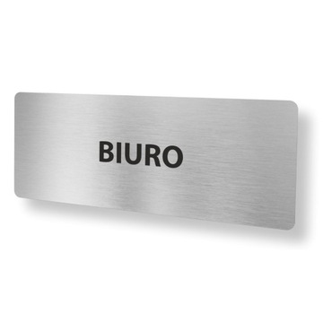 Tabliczka informacyjna piktogram BIURO 20x8 cm