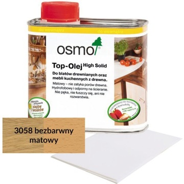 OSMO 3058 TOP OLEJ bezbarwny matowy z easy pad