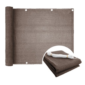 БАЛКОННОЕ ПОКРЫТИЕ ВОДОНЕПРОНИЦАЕМЫЙ ЗАЩИТНЫЙ КОВрик ЗАБОРА СЕТКА С ФУРНИТУРОЙ 100 x 500