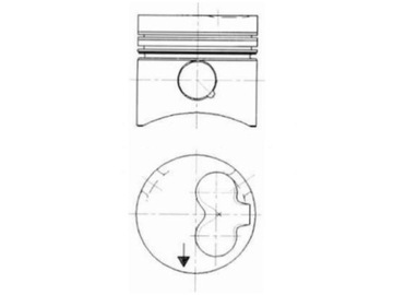 KOLBENSCHMIDT 90732610 PÍST
