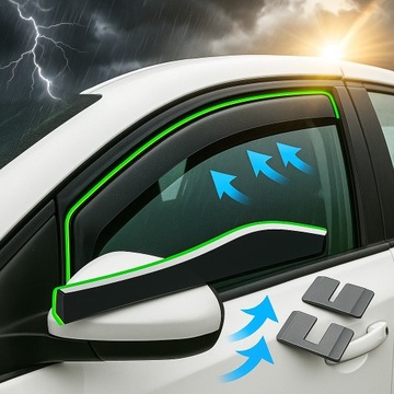 Heko Windows Hekeko Ford S-Max 5d 2006-2010 4-Pad