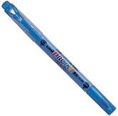 ZAKREŚLACZ DWUSTRONNY UNI 0,6MM I 4 MM NIEBIESKI