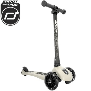 СКУТЕР Scoot And Ride Ash Highwaykick, 3 колеса, складной, со светодиодной подсветкой 3L+