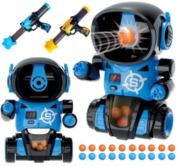 Hra Střelba Na Cíl Robot 2 Pistole 24 Kuliček Počítadlo pro dvě osoby