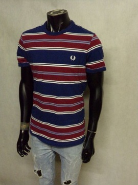 FRED PERRY KOSZULKA MESKA W PASKI T-SHIRT