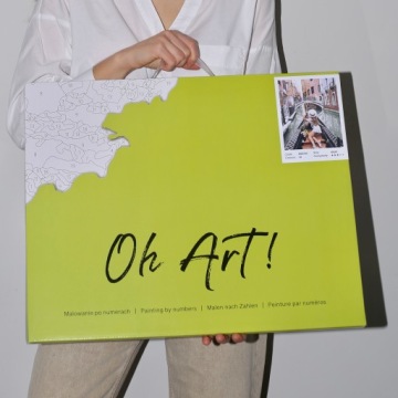 КРАСКИ ПО ЦИФРАМ Картины котов для картины по номерам в рамке Oh Art