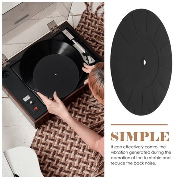 PODKŁADKA OCHRONNA DO gramofonu VINYL MAT GŁOS