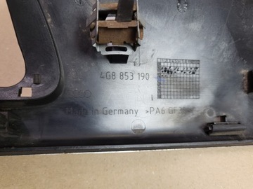 ДЕКОР ПРАВОЙ НАКЛАДКИ КОНСОЛИ AUDI A7 4G8 QUATTRO МАТОВЫЙ АЛЮМИНИЙ