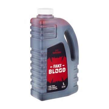 Sztuczna krew 1L HALLOWEEN butla fake blood zombie przebranie