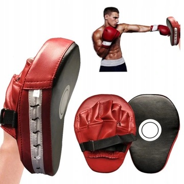 ŁAPY TARCZE TRENINGOWE BOKSERSKIE BUSHIDO 2szt. ,L, 8 oz