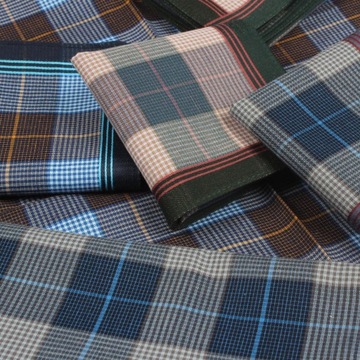 3Pcs Mens Cotton Handkerchiefs Hankies for Fathers Gift Set Pocket Square
