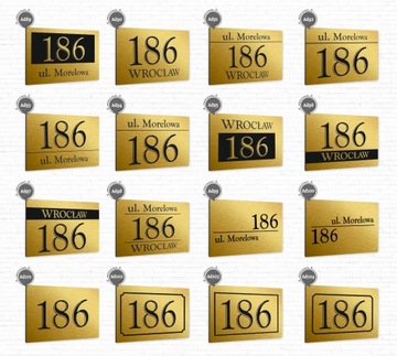 Адресная пластина алюминиевая дома.