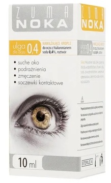 Zuma Noka, Ulga dla oczu 0,4% krople, 10ml