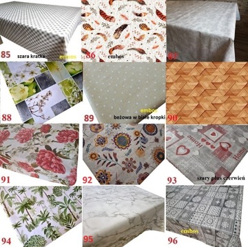 СКАТЕРТЬ-КЛЕЕНКА БОЛЬШОЙ ВЫБОР 156 УЗОРОВ 260х140