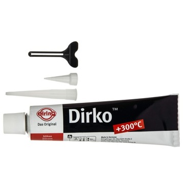 Silikon DIRKO 70ml czarna masa uszczelniająca