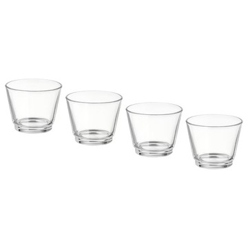IKEA GALEJ ŚWIECZNIK NA TEALIGHTY 4 SZTUKI NOWE