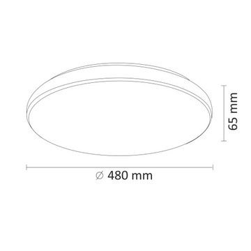 СВЕТОДИОДНЫЙ ПОТОЛОЧНЫЙ СВЕТИЛЬНИК DESERT II 50 с дистанционным управлением