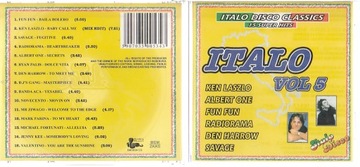 Płyta CD Italo Vol 5 1999 Snake's Music ___________________________