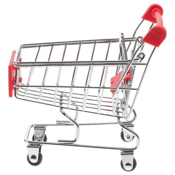 2 SZTUK DOMEK DO ZABAWY DLA DZIECI ZABAWKI METALOWE MINI KOSZYK NA ZAKUPY