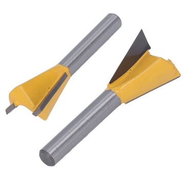 Фреза «ласточкин хвост» со стальным хвостовиком 1/4.