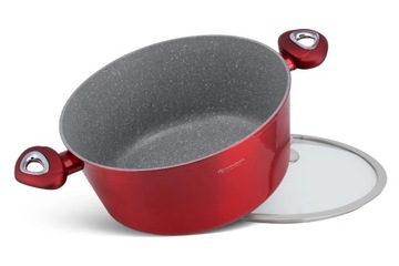 НАБОР ГРАНИТНЫХ ГОРШКОВ 15 шт, ИНДУКЦИЯ