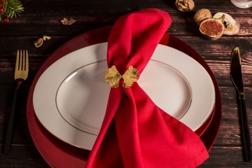 НАБОР КОЛЬЦЕВ ДЛЯ САЛФЕТОК GINGKOB GLAMOUR, 2 ШТ.