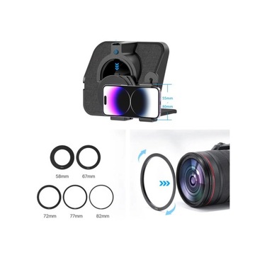 Mini prompter Ulanzi RT02 z mocowaniem do smartfona lub aparatu