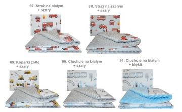 Koc Kocyk Minky 100x135 Poduszka PRZEDSZKOLAKA