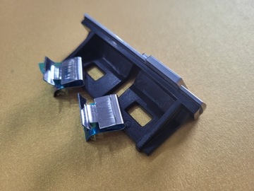 Эмблемы S-Line для Audi на решетке радиатора Silver Glossy