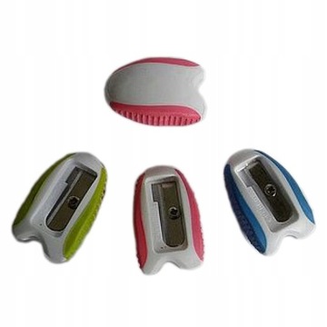 РЕЗИНОВАЯ ОСТРАЯ ШКОЛЬНАЯ ТОЧИЛКА ДЛЯ МЕЛКОВ И КАРАНДАШЕЙ