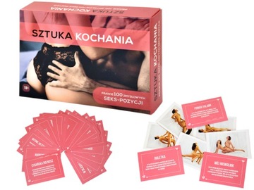 Erotyczna Gra Karciana Karty Kamasutra z Pozycjami Na Walentynki Prezent