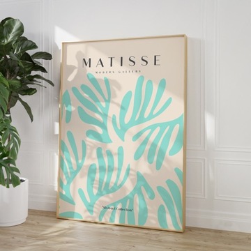 МАТИСС АБСТРАКТ синий ПОСТЕР 50x70см #606