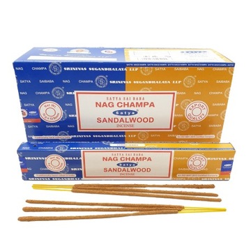 Kadzidełko Satya NAG CHAMPA + SANDALWOOD