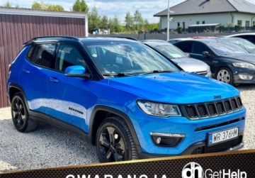 Jeep Compass II SUV 1.4 MultiAir 140KM 2020 Jeep Compass 1.4T 140KM Night Eagle Czarny dach i alu Navi Kamera ACC Lane
