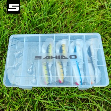 ZESTAW PRZYNĘT Sahido KILLER BITER NATURAL SET 11CM SZCZUPAK SANDACZ SUM