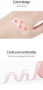 GLAMLASH 5PCS Transparent Medical PE False Ey