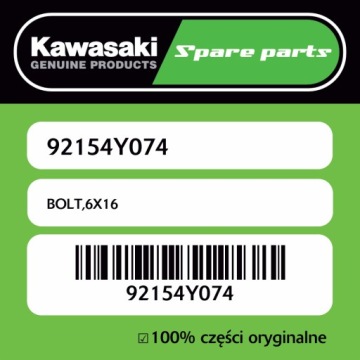 Винт для корпуса счетчика часов J125, 300 Kawasaki