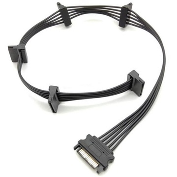 ROZDZIELACZ KABEL ZASILAJĄCY SATA na 5x SATA