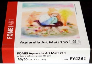 Papier FOMEI AQUARELLA ART MATT G.210 A3/50