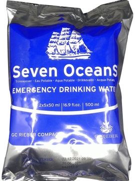 WODA PITNA 0,5L SEVEN OCEANS RACJA AWARYJNA